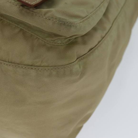 PRADA Shoulder Bag Nylon Beige Auth 79150 - Picture 10 of 16